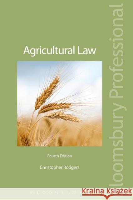 Agricultural Law Rodgers, Christopher 9781847669483