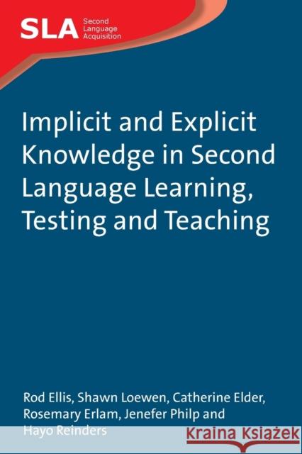 Implicit and Explicit Knowledge in Second Language Learning, Testing and Teaching Rod Ellis Shawn Loewen 9781847691743 CHANNEL VIEW PUBLICATIONS LTD
