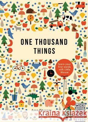 One Thousand Things: Learn Your First Words with Little Mouse Anna Kovecses 9781847807021 Wide Eyed Editions