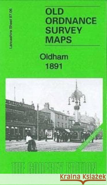 Oldham 1891 Alan Godfrey 9781847848451 Alan Godfrey Maps