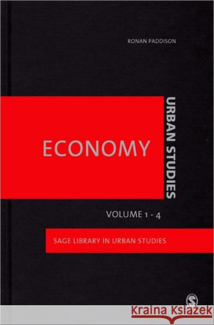 Urban Studies - Economy Anne Haila Michael Timberlake Ronan Paddison 9781847872586