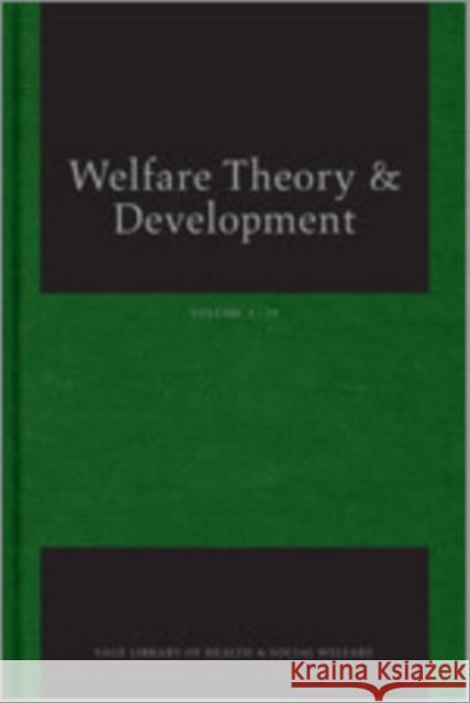 Welfare Theory and Development Martin A. Powell Martin Powell Peter Alcock 9781847873859 Sage Publications (CA)