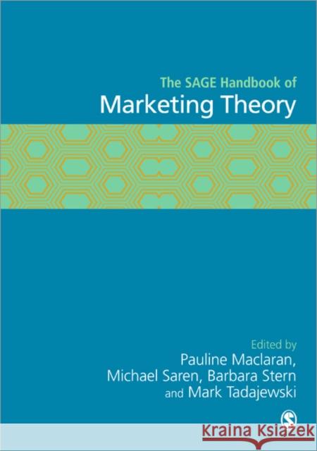 The Sage Handbook of Marketing Theory Maclaran, Pauline 9781847875051 0