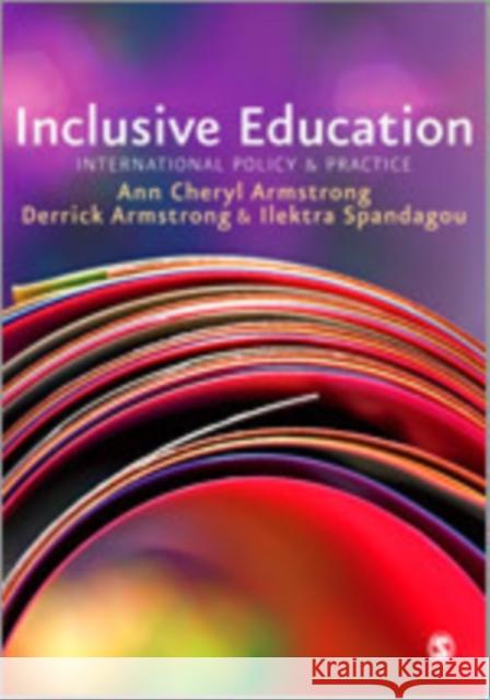 Inclusive Education: International Policy & Practice Armstrong, Ann Cheryl 9781847879400 Sage Publications (CA)