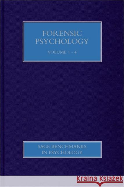 Forensic Psychology Ray Bull 9781847879530 Sage Publications (CA)