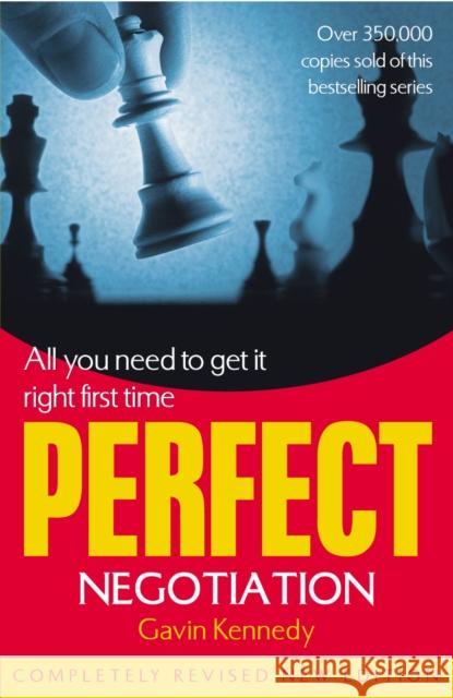 Perfect Negotiation Gavin Kennedy 9781847941596 Cornerstone