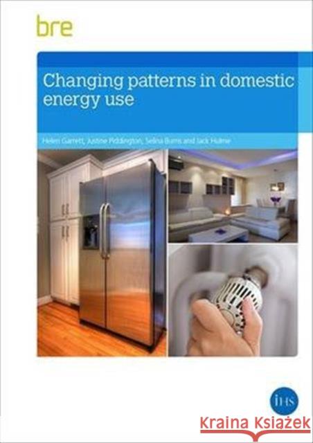 Changing patterns in domestic energy use Helen Garrett, Justine Piddington, Selina Burris, Jack Hulme 9781848064300