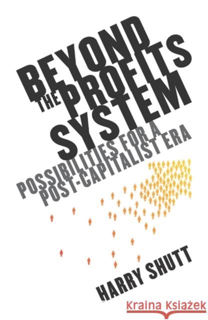 Beyond the Profits System: Possibilities for a Post-Capitalist Era Shutt, Harry 9781848134164 Zed Books