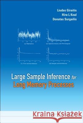 Large Sample Inference for Long Memory Processes Liudas Giraitis 9781848162785 0