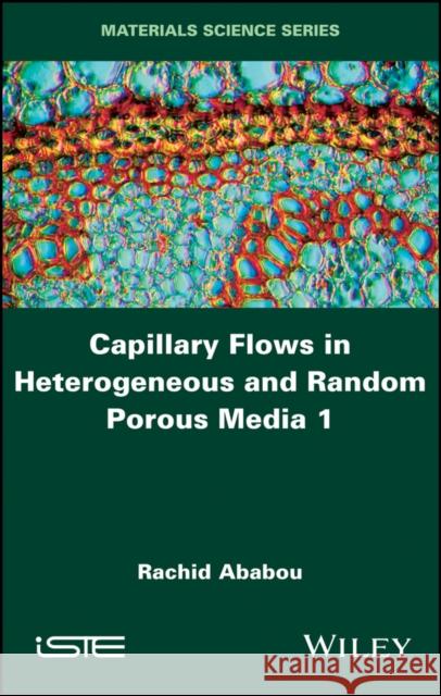 Capillary Flows in Heterogeneous and Random Porous Media Rachid Ababou 9781848215283 Wiley-Iste