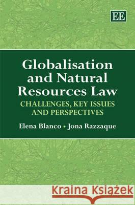 Globalisation and Natural Resources Law: Challenges, Key Issues and Perspectives  9781848442504 Edward Elgar Publishing Ltd