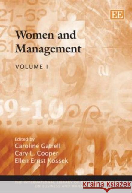 Women and Management Caroline Gatrell 9781848443266 0