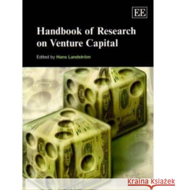 Handbook of Research on Venture Capital Hans Landstrom   9781848444294 Edward Elgar Publishing Ltd