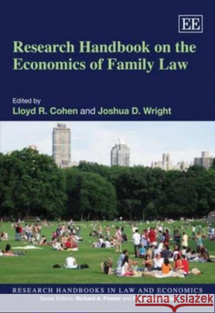Research Handbook on the Economics of Family Law  9781848444379 Edward Elgar Publishing Ltd