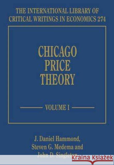 Chicago Price Theory J Daniel Hammond 9781848445765 0