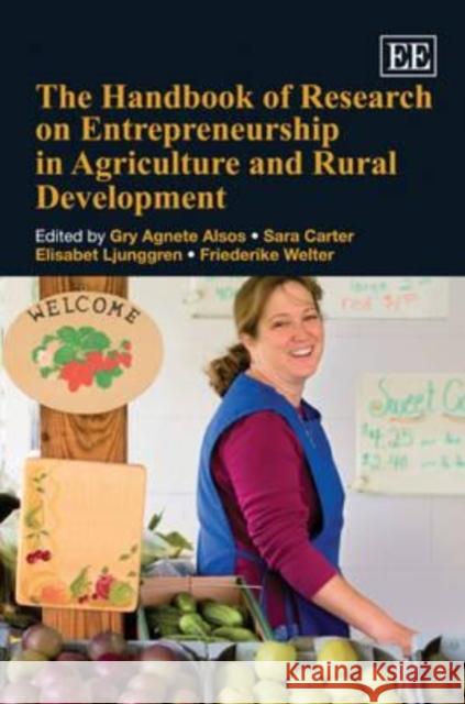 Handbook of Research on Entrepreneurship in Agriculture and Rural Development  9781848446250 Edward Elgar Publishing Ltd