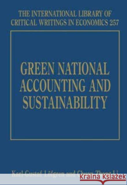 Green National Accounting and Sustainability  9781848446915 Edward Elgar Publishing Ltd