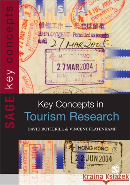 Key Concepts in Tourism Research David Botterill 9781848601758 0