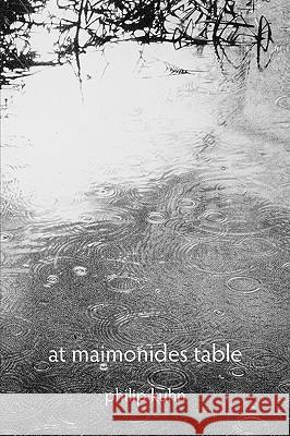 at maimonides table Kuhn, Philip 9781848610200 Shearsman Books