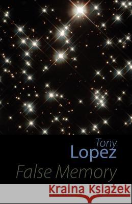 False Memory Tony Lopez 9781848611948 Shearsman Books