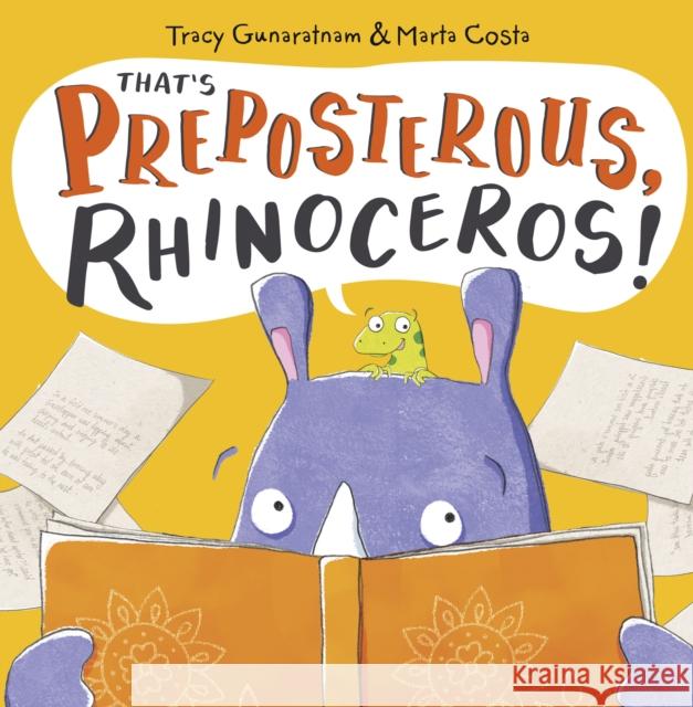 That's Preposterous, Rhinoceros!: New Edition Tracy Gunaratnam 9781848867048