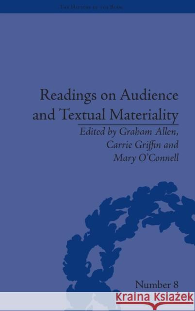 Readings on Audience and Textual Materiality Graham Allen 9781848931596 0