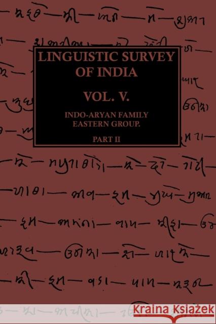 Linguistic Survey Of India Vol V Part II G. A. Grierson 9781849026178 Benediction Books