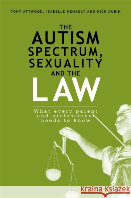 The Autism Spectrum, Sexuality and the Law: What Every Parent and Professional Needs to Know Dubin, Nick 9781849059190 Jessica Kingsley Publishers