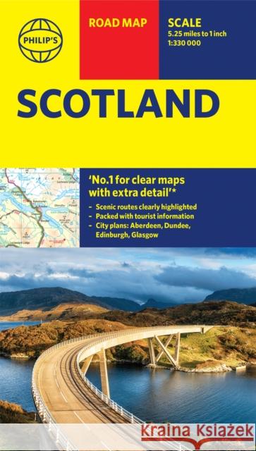 Philip's Scotland Road Map Philip's Maps 9781849075510 Octopus Publishing Group