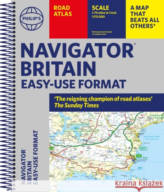 Philip's Navigator Britain Easy Use Format Philip's Maps 9781849075695 Octopus Publishing Group