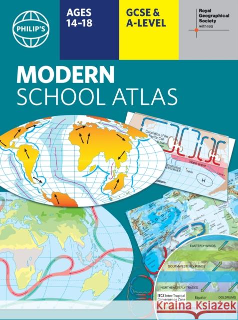 Philip's RGS Modern School Atlas: Paperback 101st Edition Philip's Maps 9781849076975 Octopus Publishing Group