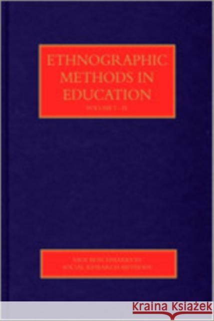 Ethnographic Methods in Education Sara Delamont 9781849207324