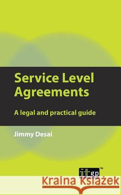 Service Level Agreements: A Legal and Practical Guide It Governance Publishing 9781849280693 IT Governance