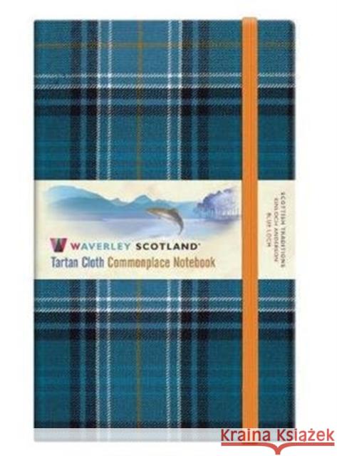 Blue Loch Waverley Tartan Notebook/Journal: Large: 21 x 13cm Ron Grosset   9781849345071