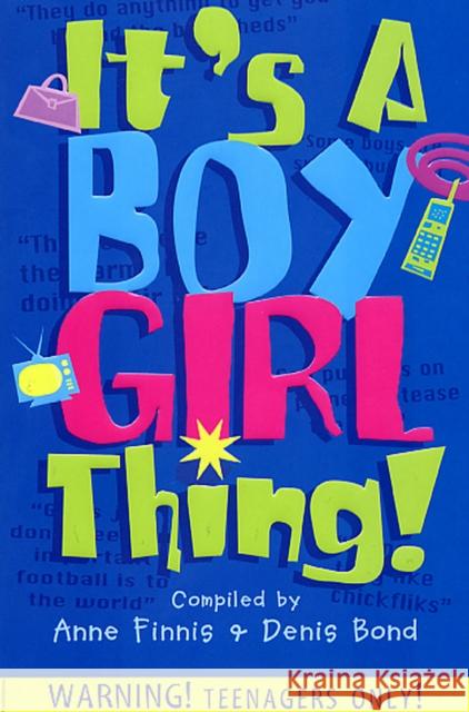 It's A Boy Girl Thing Anne Finnis 9781849419970 Random House Children's Publishers UK