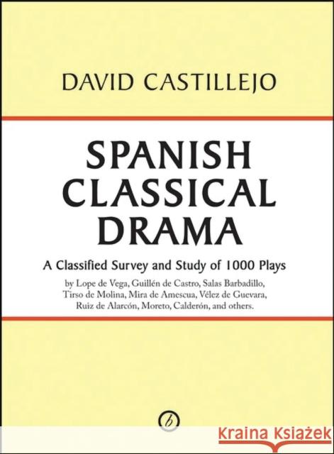 Spanish Classical Drama David Casteillejo 9781849430012 0