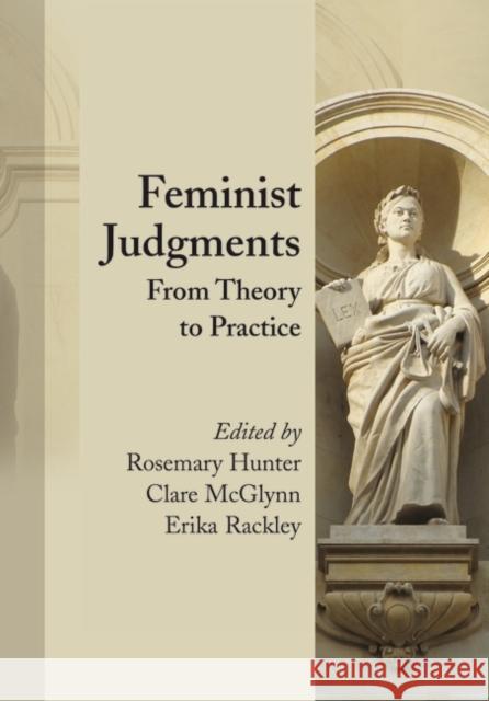 Feminist Judgments Hunter, Rosemary 9781849460538 Hart Publishing (UK)