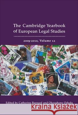 Cambridge Yearbook of European Legal Studies Barnard 9781849460743