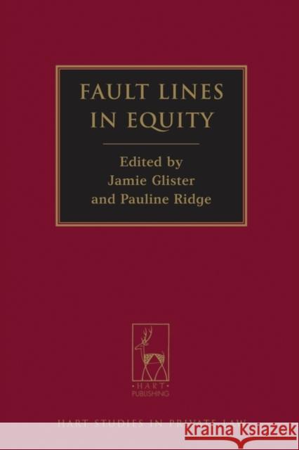 Fault Lines in Equity James Glister 9781849462198 0