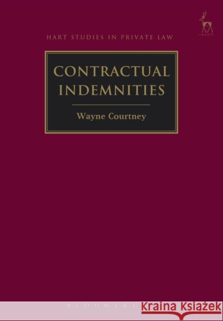 Contractual Indemnities Wayne Courtney   9781849462907