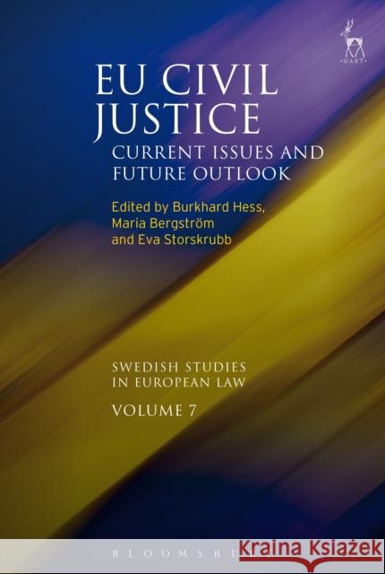 Eu Civil Justice: Current Issues and Future Outlook Hess, Burkhard 9781849466820