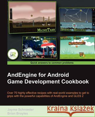 Andengine for Android Game Development Cookbook Schroeder, Jayme 9781849518987 0