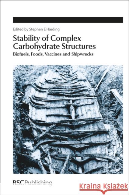 Stability of Complex Carbohydrate Structures: Biofuels, Foods, Vaccines and Shipwrecks Stephen Harding 9781849735636