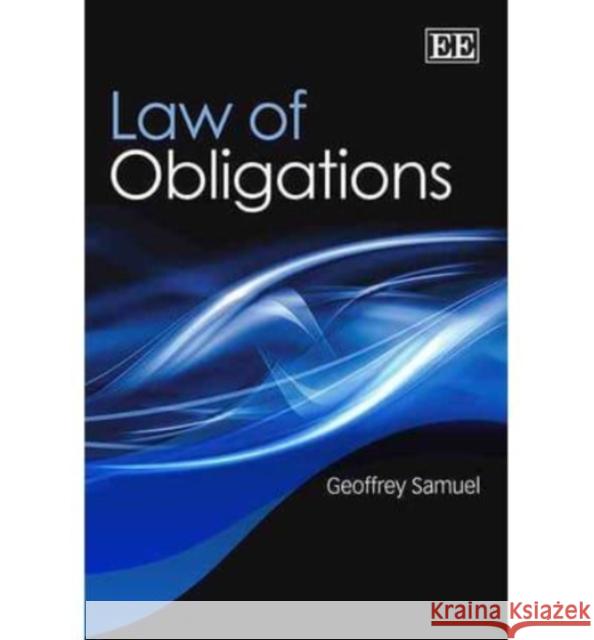 Law of Obligations  9781849800594 Edward Elgar Publishing Ltd