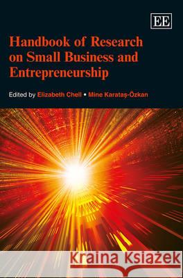 Handbook of Research on Small Business and Entrepreneurship Elizabeth Chell Mine Karatas-Ozkan  9781849809238