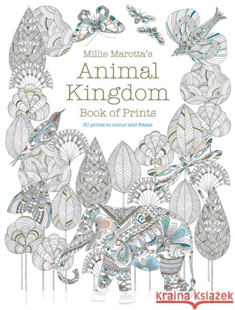 Millie Marotta's Animal Kingdom Book of Prints: Prints to colour and frame Millie Marotta 9781849944014