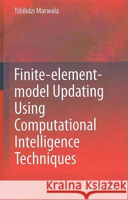 Finite Element Model Updating Using Computational Intelligence Techniques: Applications to Structural Dynamics Marwala, Tshilidzi 9781849963220 Not Avail