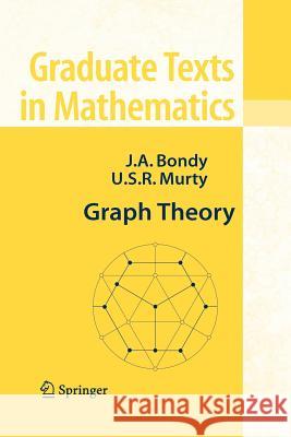 Graph Theory Adrian Bondy U. S. R. Murty 9781849966900 Springer