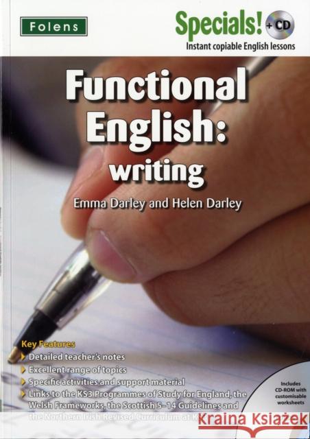 Secondary Specials! +CD: English - Functional English Writing Darley, Emma 9781850083825 Oxford University Press