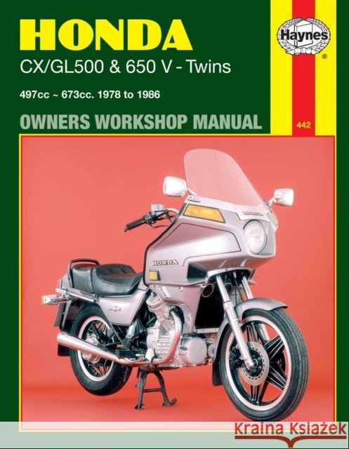 Honda CX/GL500 & 650 V-Twins (78 - 86) Haynes Publishing 9781850101574 Haynes Manuals Inc